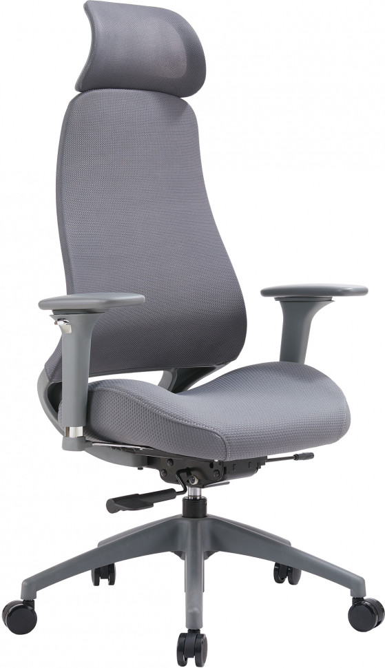 Эргономичное кресло Everprof Ant Grey (Ант Грэй) Ткань Серый