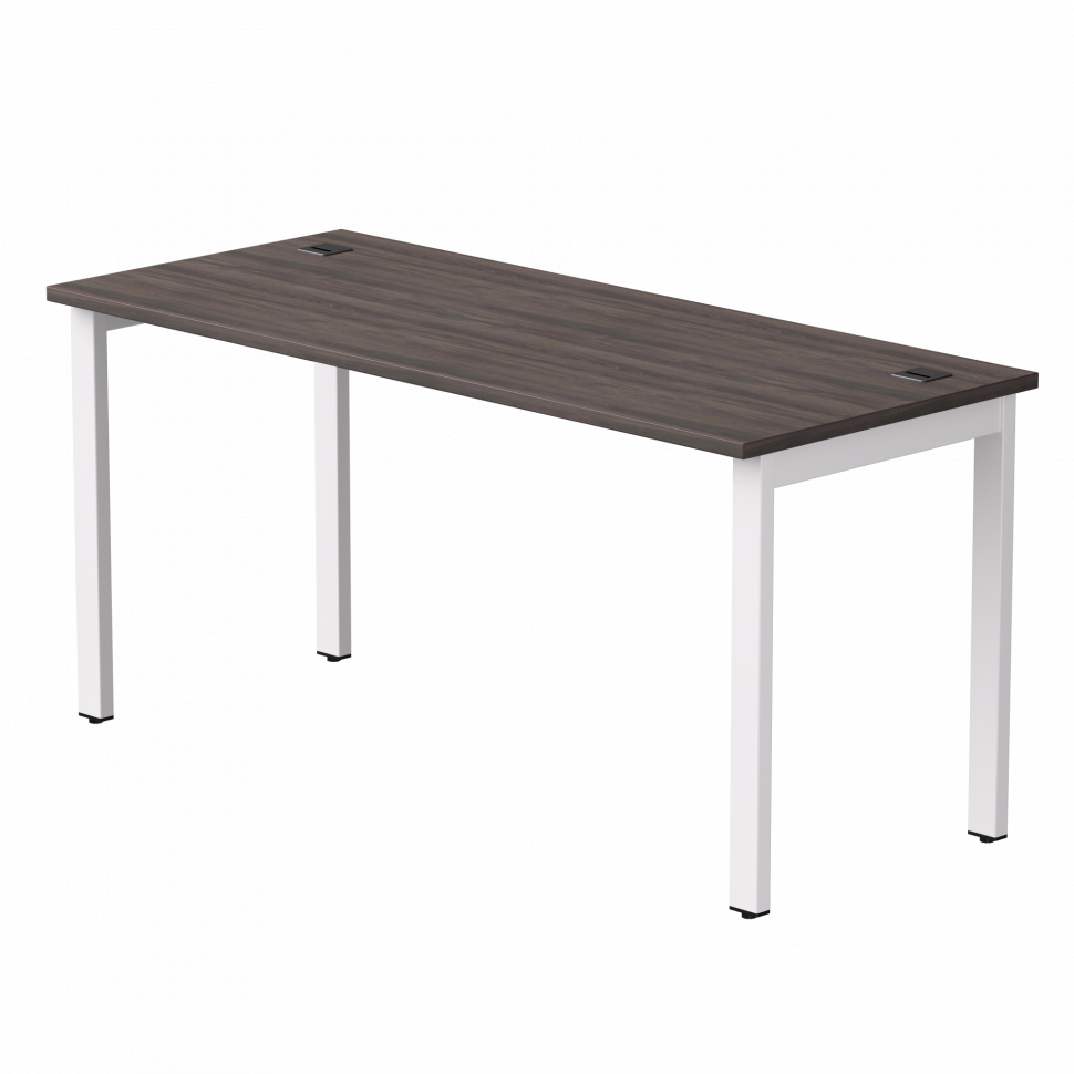 Стол прямой Everprof EVO (ЭВО) на металлокаркасе 1580х670х755 мм Дуб Пасадена/Белый