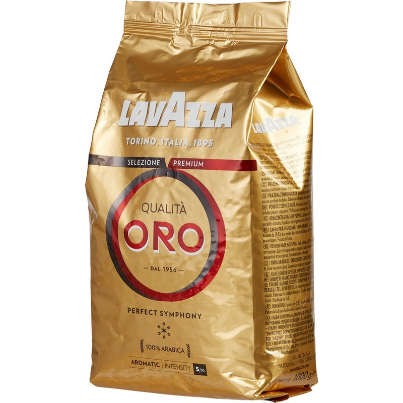 Кофе Lavazza Oro в зернах, 1кг