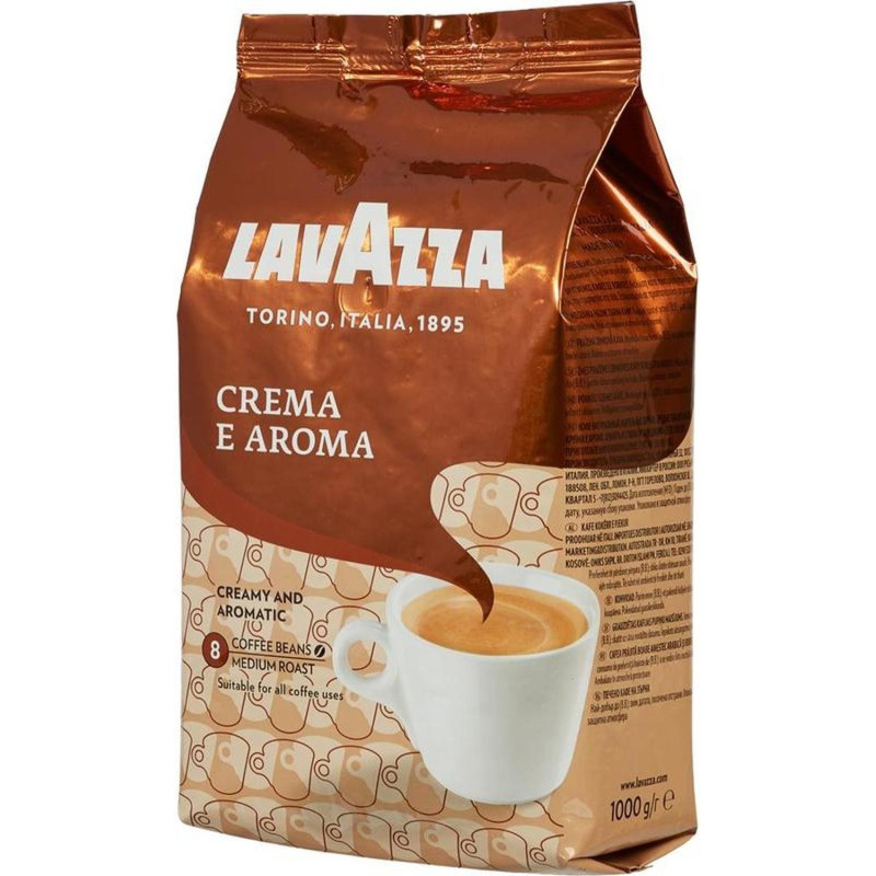 Кофе Lavazza Crema e Aroma в зернах, 1 кг