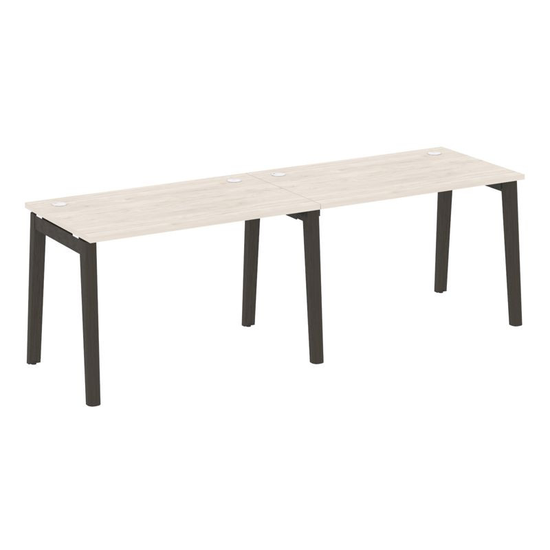 Onix Wood Рабочая станция OW.RS-2.2.7 Денвер Светлый/Дуб Темный/Металл Антрацит 2360*720*750