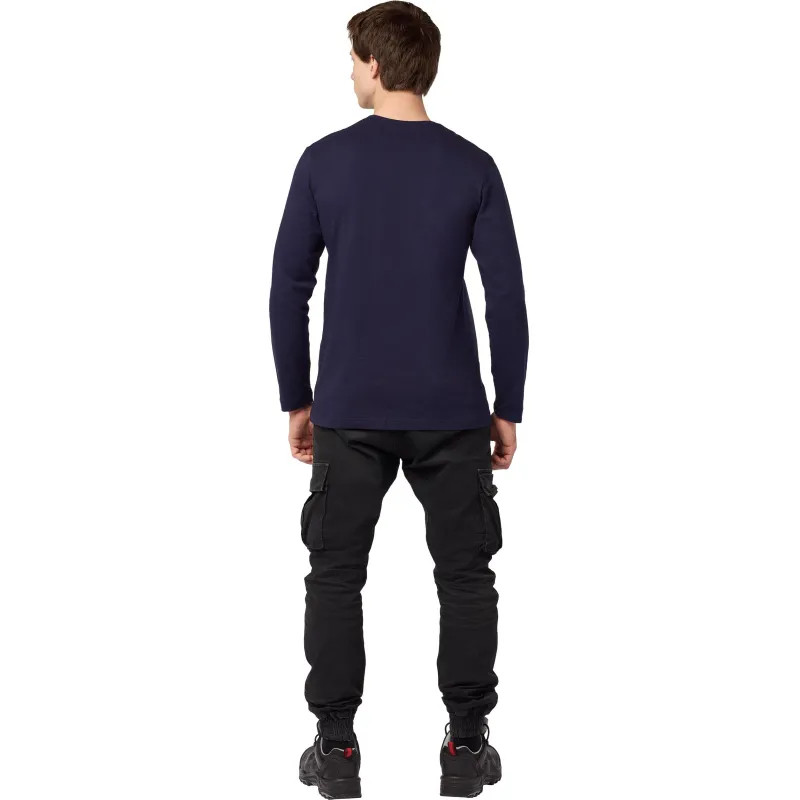 Футболка (160 г.) с длинным рукавом т.-син.(XL)